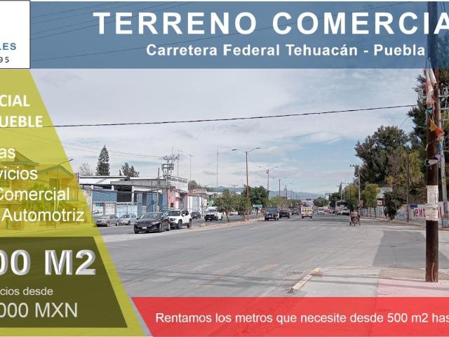 Terreno en renta en San Lorenzo, Tehuacán, Puebla