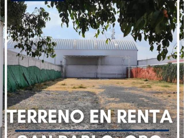 Terreno en renta en San Pablo Tecnologico, Querétaro, Querétaro