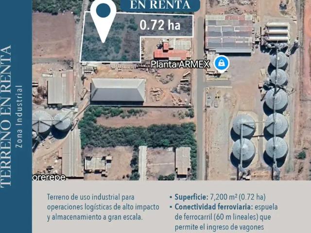 Terreno en renta en Zona Industrial, Ahome, Sinaloa