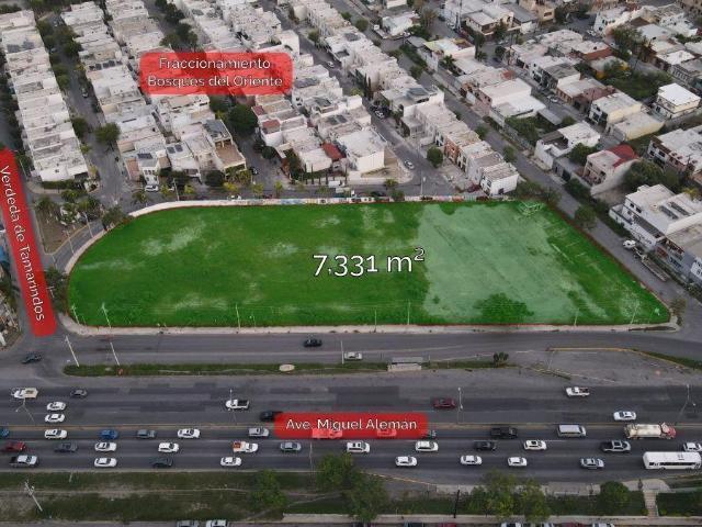 Terreno en Renta Sobre Avenida Miguel Alem?n en Guadalupe Nuevo Le?n