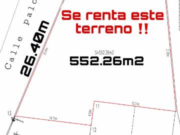 Terreno en Renta Tepic ? Zona Lago David | 552 m? | $35,000/mes