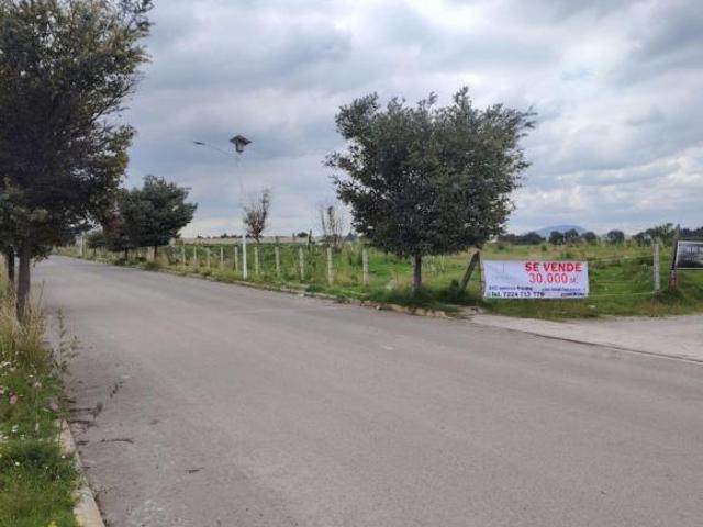 TERRENO EN VENTA 30,000 M2 METEPEC SOBRE CALLE PRINCIPAL