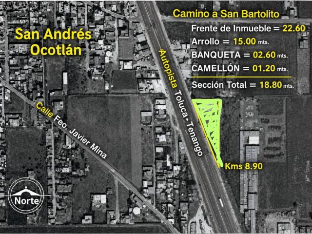 Terreno en San Andr?s Ocotl?n