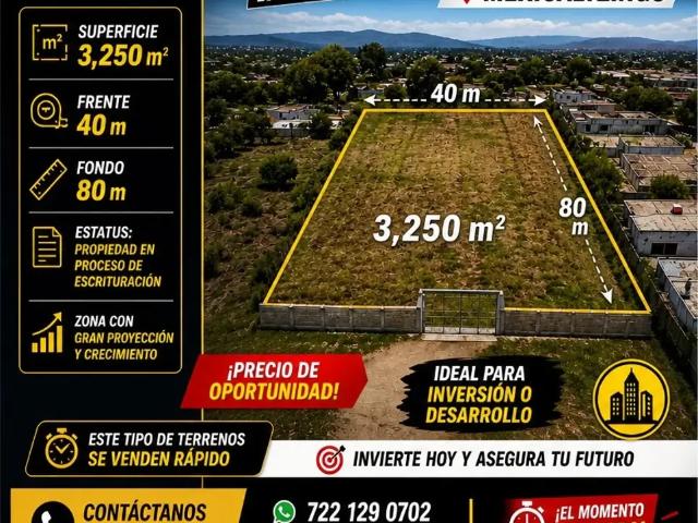Terreno en san Isidro Mexicaltzingo
