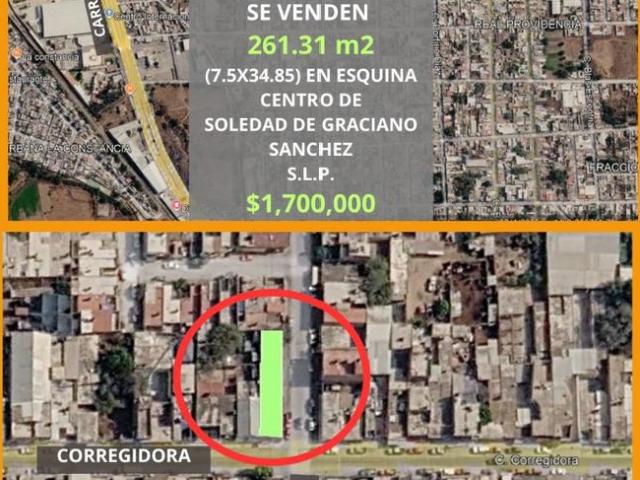 Terreno en Soledad de Graciano Sanchez Centro