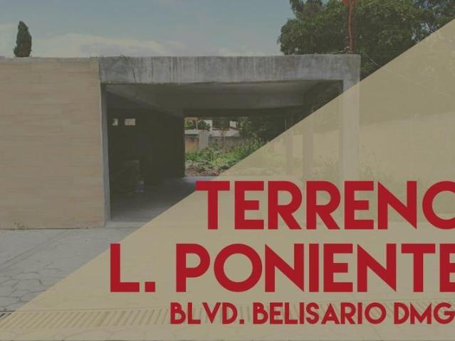 TERRENO EN VTA. AL PTE DE TUXTLA BLVD. BELISARIO DMGZ