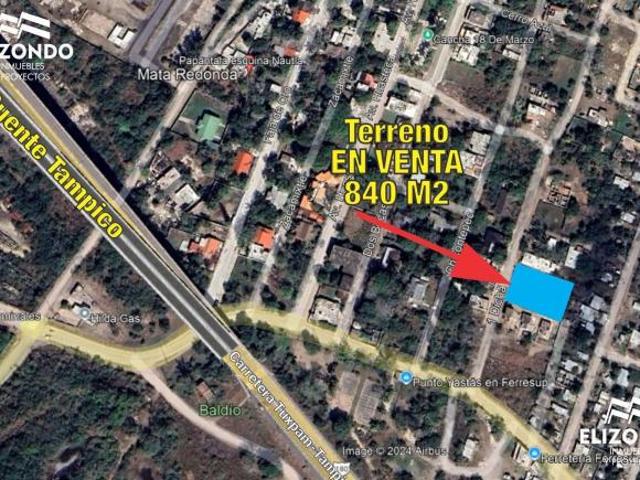 TERRENO EN VENTA, MATA REDONDA, PUEBLO VIEJO, VER. $1&apos 415,000