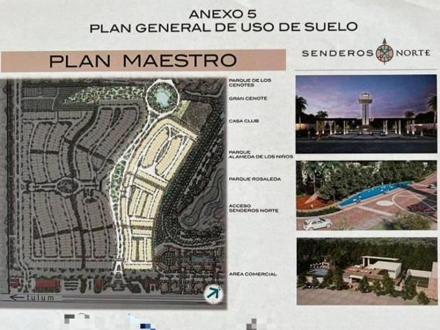 Terreno en Venta Mayakoba Playa del Carmen Senderos Norte