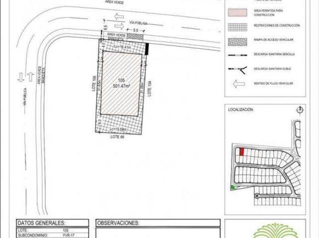 Terreno en venta, Oasis, Yucatan Country Club