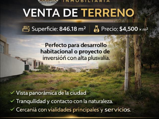 Terreno en venta, ¡Oportunidad única para constructores e inversionistas!