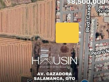 Terreno en VENTA, Av. Cazadora Sur poniente Salamanca, Gto