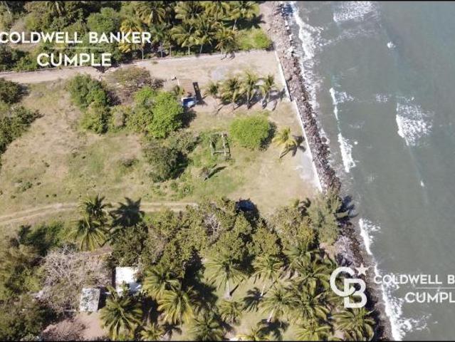 Terreno en venta a orilla de la playa, en El Zapote, Alvarado