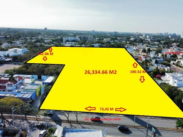 Terreno en Venta, al norte de M?rida, sobre Avenida