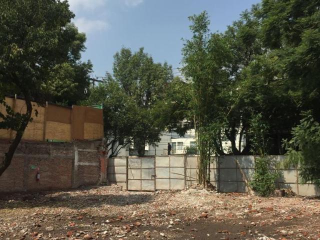 Terreno en venta Aniceto Ortega #1024 esq. con San Lorenzo y Miguel Laurent, Del Valle Sur, Benito Ju?rez