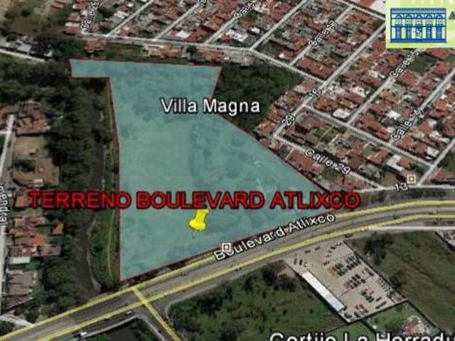 Terreno en Venta Boulevard Atlixco Puebla