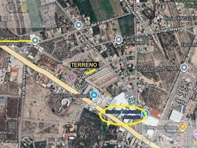 TERRENO EN VENTA CALLE 20 DE NOVIEMBRE, COL. AVIACIÓN, ACTOPAN, HGO