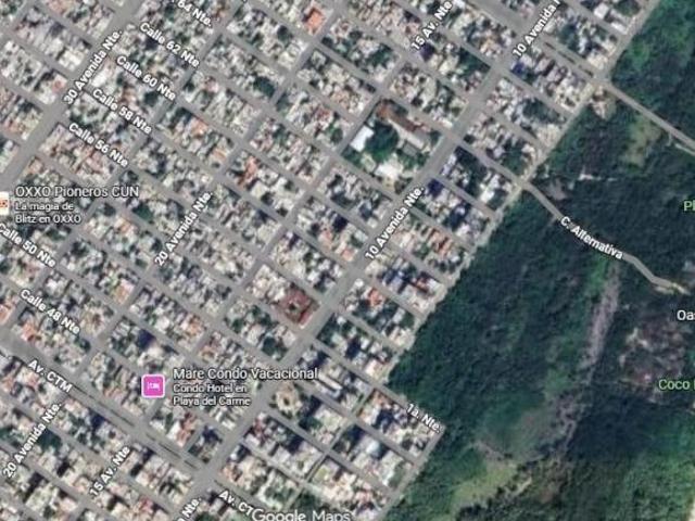 Terreno en venta calle 56, Col. Colosio en Playa del Carmen P4554