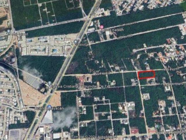 TERRENO EN VENTA CANCUN AV LAS FLORES HUAYACAN