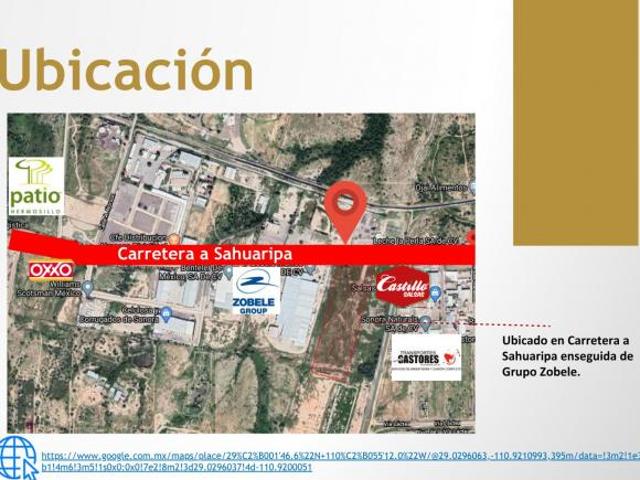 TERRENO EN VENTA DE 15,653.62 M2 SOBRE CARRETERA A SAHUARIPA EN HERMOSILLO, SONORA