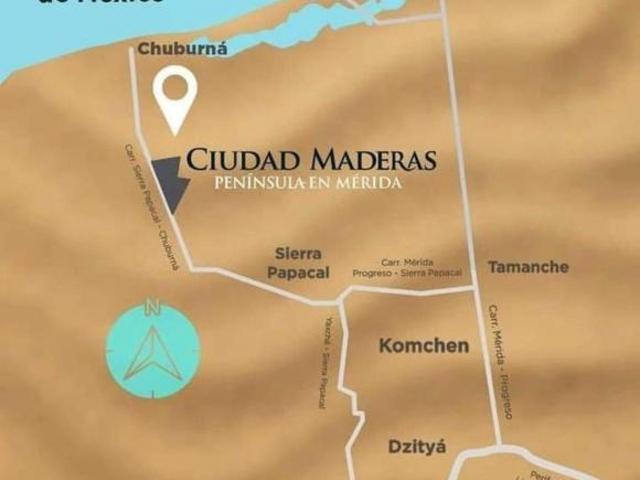 TERRENO EN VENTA CERCA DE MERIDA CON AMENIDADES
