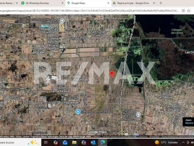 TERRENO EN VENTA CHAPULTEPEC ESTADO DE MÉXICO