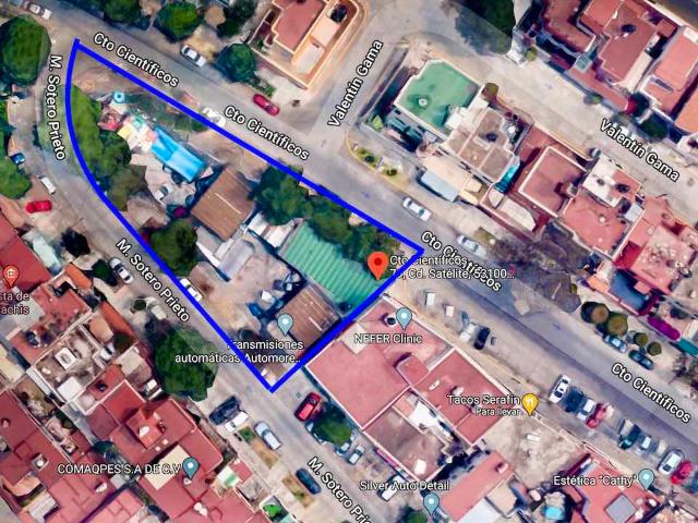 TERRENO EN VENTA, CIRCUITO CIENTIFICOS, CIUDAD SATELITE, NAUCALPAN