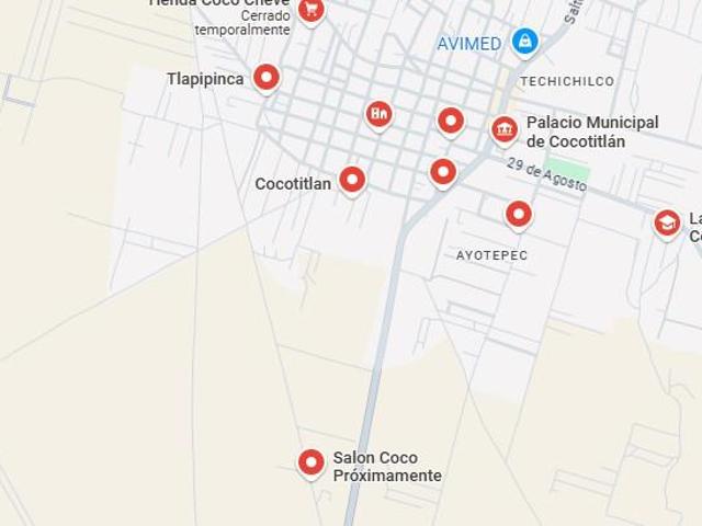 Terreno en venta Cocotitl?n