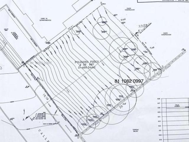 Terreno en Venta, Col, Vista Hermosa, Monterrey, N.L