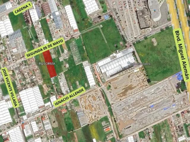 Terreno en Venta Colonia Reforma, San Mateo Atenco
