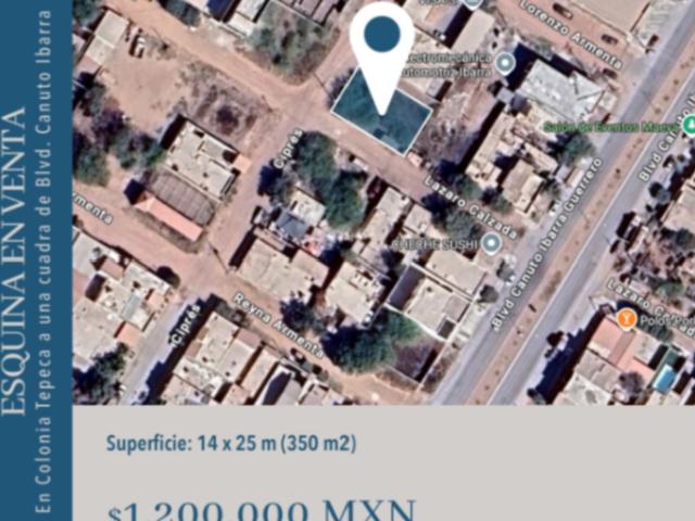 TERRENO EN VENTA COLONIA TEPECA