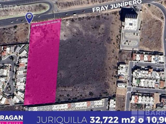 Terreno en venta con uso de suelo mixto en Juriquilla sobre Fray Junípero Serra