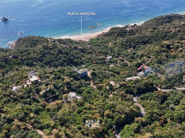 Terreno en venta con vista a playa Arag?n, Mazunte, Oaxaca