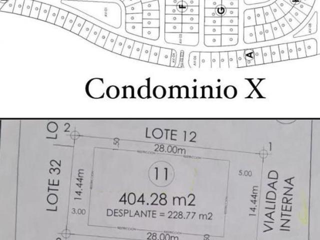 TERRENO EN VENTA Condominio X diez Fraccionamiento el molino residencial & golf