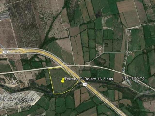 Terreno en venta de 16.3 Hectáreas uso Industrial Apodaca Nuevo León