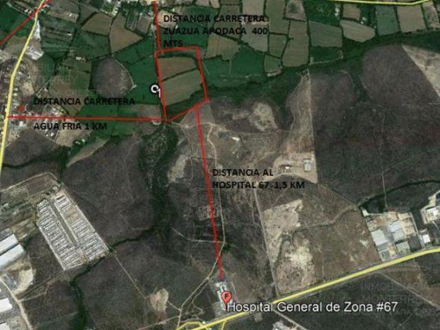 TERRENO EN VENTA DE 10 HECTÁREAS INDUSTRIAL AGUA FRÍA APODACA NUEVO LEÓN