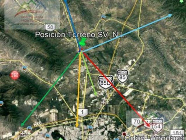 TERRENO EN VENTA DE 20 HECTÁREAS FRENTE A VÍA DE FF.CC. SALINAS VICTORIA NUEVO LEÓN