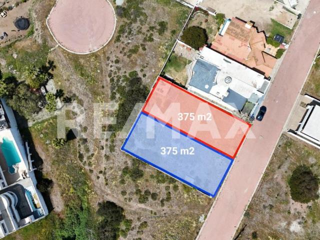 TERRENO EN VENTA DE 750 M2 O 375 M2, EN BAJA MALIBU, TIJUANA