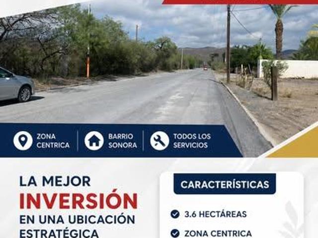 Terreno en Venta de 3.6 Hect?reas en Barrio Sonora, Sabinas Hidalgo, N.L