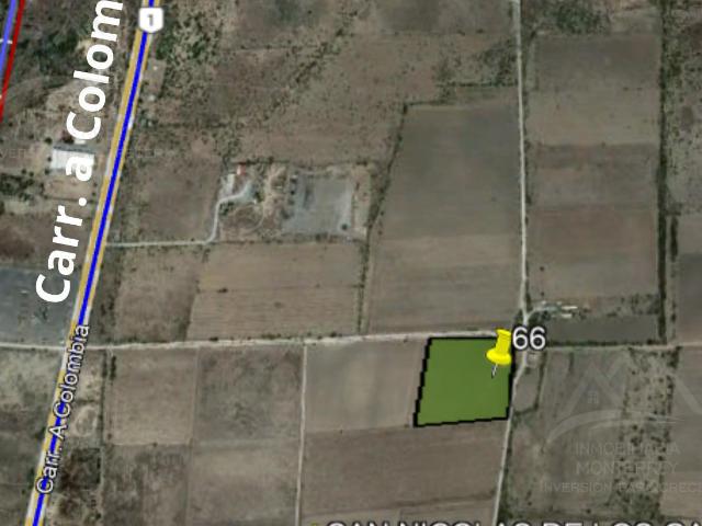 Terreno en venta de 4.58 hect?reas cerca a carretera Colombia Salinas Victoria Nuevo Le?n