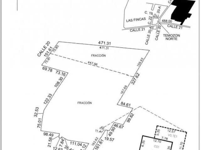 Terreno en venta de 5 hectáreas en Temozón Norte, Mérida, Yucatán