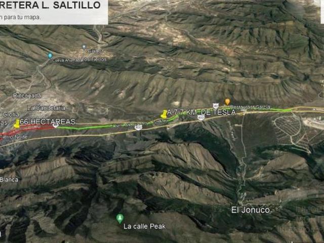 TERRENO EN VENTA DE 66 HECTAREAS INDUSTRIAL CARRETERA MTY SALTILLO GARCIA NUEVO LEÓN