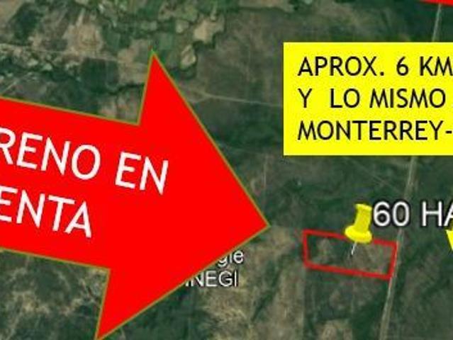 Terreno en venta de 62.9 hect?reas industrial Cadereyta nuevo Le?n