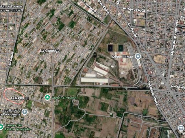 Terreno en venta de 870 m2, Pueblo de Zapotitl?n, a 10 min metro tlahuac
