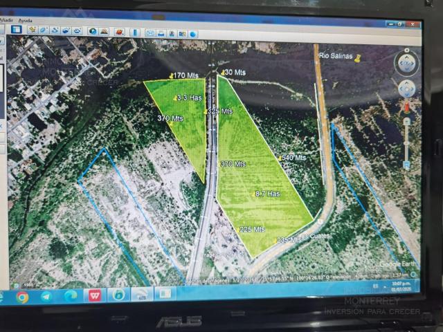 Terreno en venta de 8.7 hect?reas en Salinas Victoria Nuevo Leon