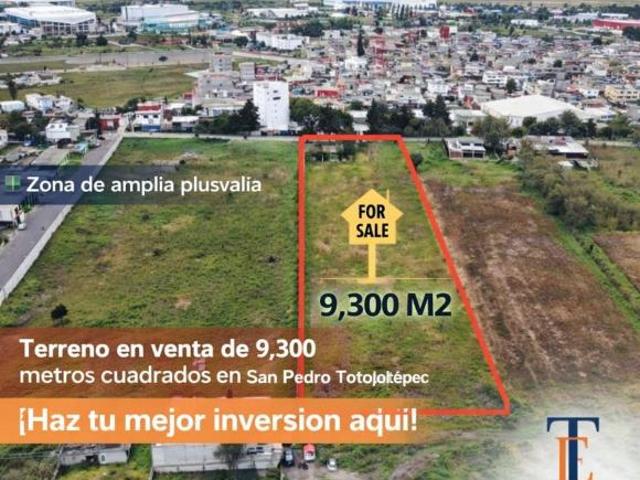 Terreno en Venta de 9300m2 en San Pedro Totoltepec, Toluca Edo. de México