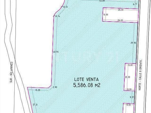 Terreno en venta dentro de privada, 5577 m2, Chipilo Puebla