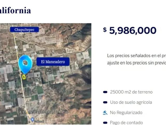 Terreno en venta en Mar de Ensenada, Ensenada, Baja California