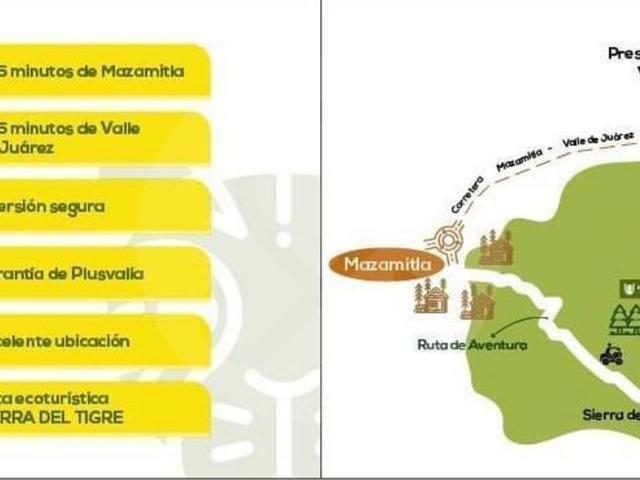 Terreno Residencial en venta en Pueblo Mazamitla