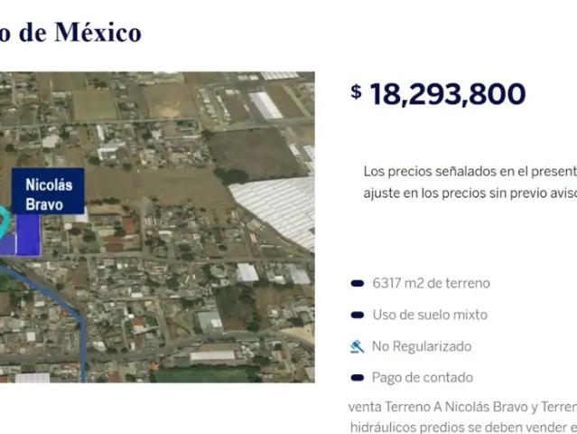 Terreno en venta en Nueva Tultitlan, Tultitlán, México