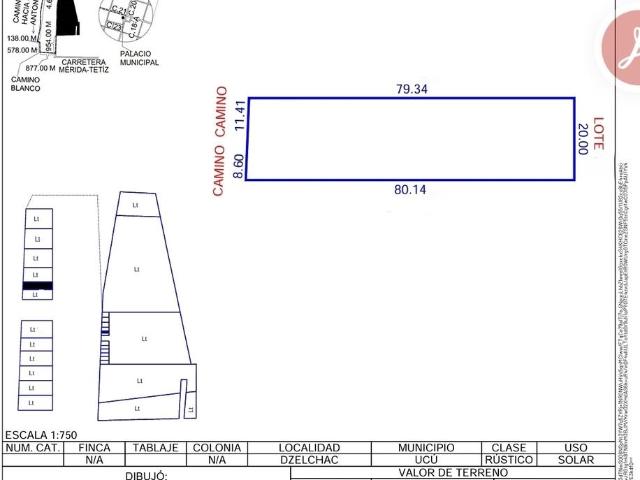 TERRENO EN VENTA EN NODO PARK UCU MERIDA FVT 2806